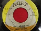 PERCY WIGGINS 45 rpm ABET 9434 (1968) NORTHERN SOUL VG