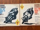 1967 Isle Of Man TT Motorcycle Racing Sound Stories LP Record Album Part 1 & 2