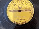 Rockabilly 78 Rpm Carl Perkins On Sun 234 “Blue Suede Shoes/Honey Don’t” Mint-