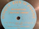 ORIGINAL RARE Sarah Bernhardt Un Peu De Musique 78rpm Zonophone Record VG