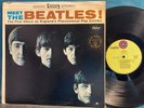 MEET THE BEATLES VG++ 1969 CAPITOL CLUB ST-8-2047 GREEN LABEL 3 BLACK STRIPES