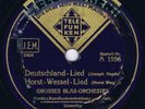 78RPM Deutschland-Lied /Horst-Wessel-Lied German 1934 National Anthem Telefunken