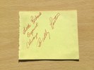 Early Billy Preston signed autograph 1962 The Beatles Let It Be/Get Back