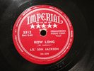BLUES LIL SON JACKSON How Long IMPERIAL 5312 EE+  TEXAS Blues