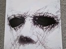 HALLOWEEN SOUNDTRACK LP - JOHN CARPENTER - CLEAR & RED VINYL +  POSTER