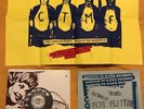 BILLY CHILDISH CTMF lathe cut  45 hand printed sleeve and promotional poster