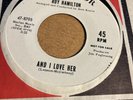 Roy Hamilton -And I Love Her /Tore 8705 45