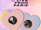 Taylor Swift Lover Live From Paris Limited Heart Shaped Pink Blue Vinyl 2-LP New
