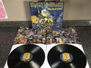 DOUBLE VINYL LP IRON MAIDEN ALBUM LIVE AFTER DEATH RIP1 UK 1ST PRESS 1985 EX/EX