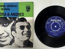RARE SANDRA & ANDRES STORYBOOK CHILDREN JUST A MINUTE PHILIPS EP