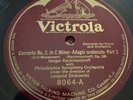 12” Victrola 3x78 RPM Rachmaninoff & Stokowski - Concerto No 2 C Minor 8064-6 E