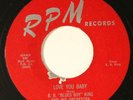 B.B. KING: love you baby / the woman i love RPM 7