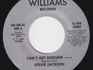 STEVIE JACKSON Can't Get Enough RARE BANGING synth boogie 45 modern soul HEAR