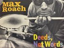 MAX ROACH Deeds, Not Words LP RIVERSIDE RLP 12-280 rare OG blue lbl dg mono NM -