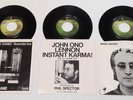 Beatles John Lennon 3 Apple Picture Sleeves & 45RPM Records- Very Nice Condition