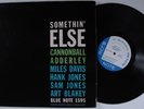 CANNONBALL ADDERLEY Somethin' Else BLUE NOTE LP VG+ mono w 63rd RVG ear c