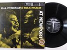 ELLA FITZGERALD & BILLIE HOLIDAY At Newport VERVE LP NM c