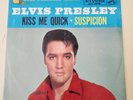Elvis Presley KISS ME QUICK / SUSPICION (ROCK N ROLL 45/PS) #447-0639 PLAYS VG++