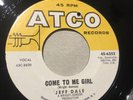 JEFF DALE come To Me Girl / Where Do I Go NOR. SOUL 45 Atco 45-6352 VG++