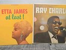 Etta James - At Last & Ray Charles Vinyl LP Records
