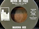 Rare  Marsha Gee Baby I Need You And I'll Never Be Free Rare
