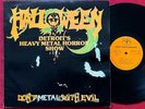 HALLOWEEN DON'T METAL WITH EVIL LP (1985) RARE PRIVATE METAL DETROIT, MILISTEN