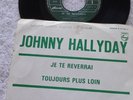 Original insert and 45T jukebox box I'll see you again Johnny Hallyday