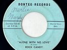ROCK CANDY Alone With No Love Dontee Northern Sweet Soul 45 HEAR