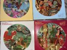 Set Of 4 1981 Vinyl Disney Picture Disc Records Excellent Condition