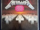 Metallica Master of Puppets 1986 White Label Promo WLP w/ Warning Sticker Vinyl