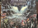 Saxon Rock The Nations LP Original 1986 Capitol Pressing EX