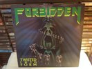FORBIDDEN TWISTED INTO FORM HEAVY METAL VINYL '90 COMBAT OG PROMO METALLICA OOP
