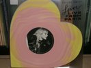 TAYLOR SWIFT LOVER LIVE FROM PARIS PINK IN BLUE & YELLOW HEART SHAPE LP ME DAY