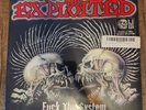 The Exploited - Fuck the System  Clear W Red & Black Splatter New Vinyl LP