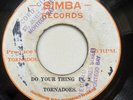 TORNADOES - Do Your Thing / RARE ROOTS REGGAE FUNK JAMAICA 45 SIMBA