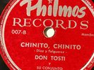 Don Tosti y su Conjunto Burlate / Chinito, Chinito *Philmos 007 10