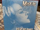 Rare Misfits 7” Vinyl 45 Dig Up Her Bones BLUE PRESSING BEAUTIFUL Danzig Promo