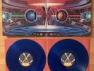 ELO Out Of The Blue 1977 1st press blue vinyl intact spaceship poster near mint