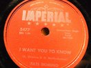 rock'n'roll 78s 3x FATS DOMINO original Imperials, batch #2