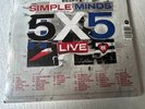 SIMPLE MINDS 5X5 Live RSD 2022 Exclusive 3 LPs Red White Blue Vinyl Sealed*