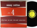 Sonny Rollins - Plus 4 LP - Prestige - 7038 Mono VG+