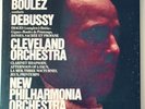BOULEZ CONDUCTS DEBUSSY IMAGES CLEVELAND ORCH CLARINET PHILHARMONIA 3-LP BOX SET