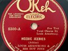 LOUIS ARMSTRONG & HIS HOT FIVE  OKEH  Heebie Jeebies/ Muskrat Ramble  CELAN COPY