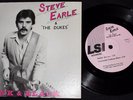 Steve Earle & The Dukes-Pink & Black-4-Song EP-LSI Recording 8209-VTG '82 1st-NM