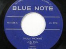 JULIUS WATKINS 45 Linda Delia w. FRANK FOSTER rare Blue Note RVG Van Gelder