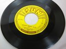 record 45 RPM-Johnny Cash-Folsom Prison Blues-So Doggone Lonesome-Sun 232