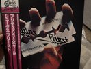 JUDAS PRIEST BRITISH STEEL EPIC 253P208 Japan OBI INSERT VINYL LP NM-