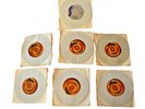 8 x (Action label) BLUES AND SOUL vinyl records. 45rpm singles. 1960s.