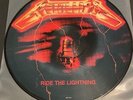 METALLICA : Ride the Lightning - Rare RED PICTURE LP VINYL 33RPM - ENGLAND 2002