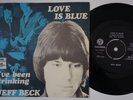 JEFF BECK Love Is Blue RARE Denmark 45 psych mod danish Rod Stewart vocals  HEAR